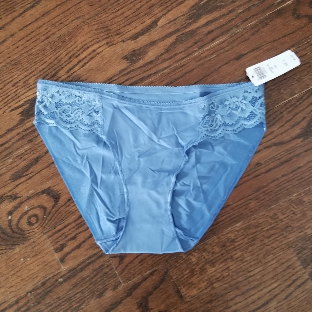 Soma  VE MICROFIBER W/ LACE Bikini Panties Sz S